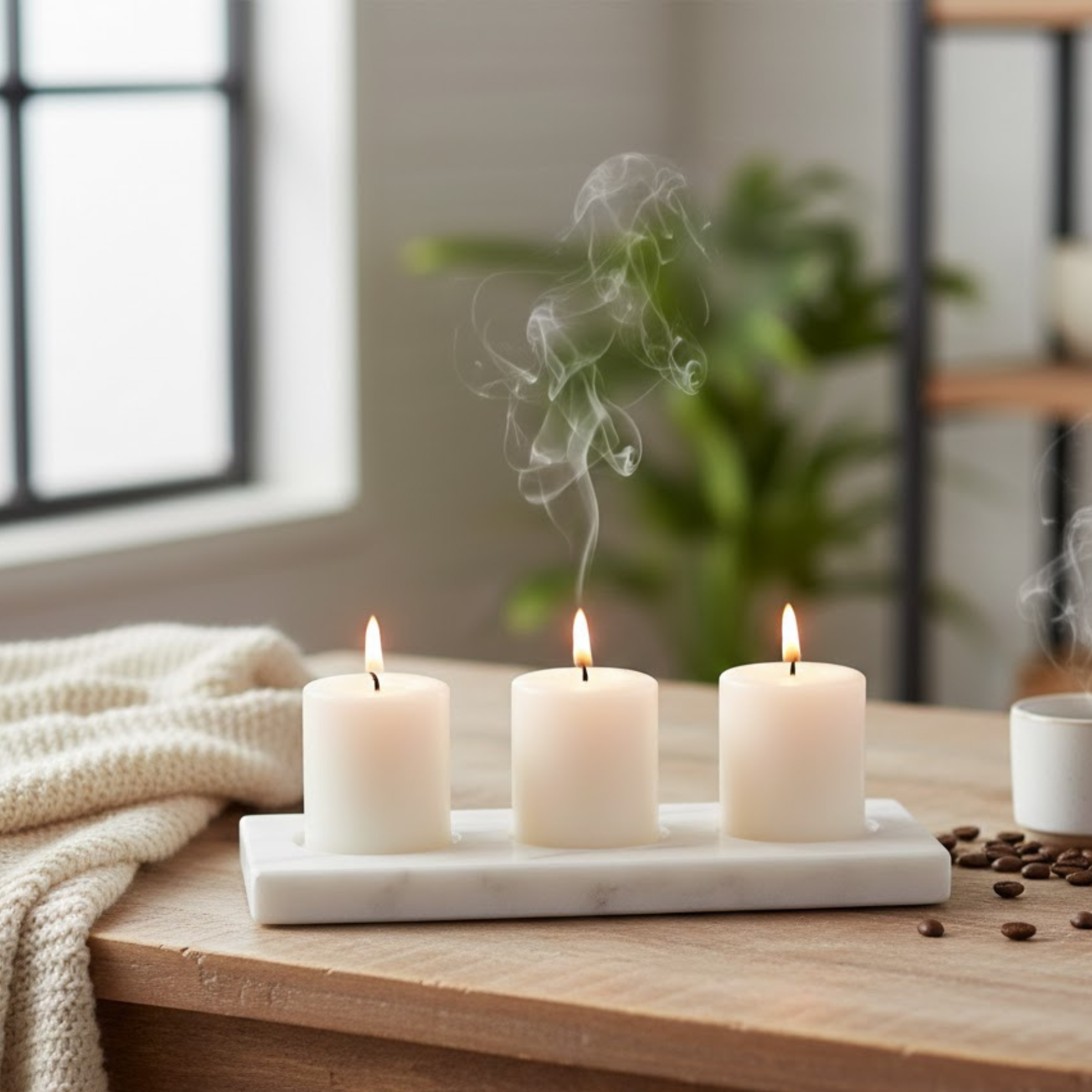 White (Functionality Illustration - Candles not included)