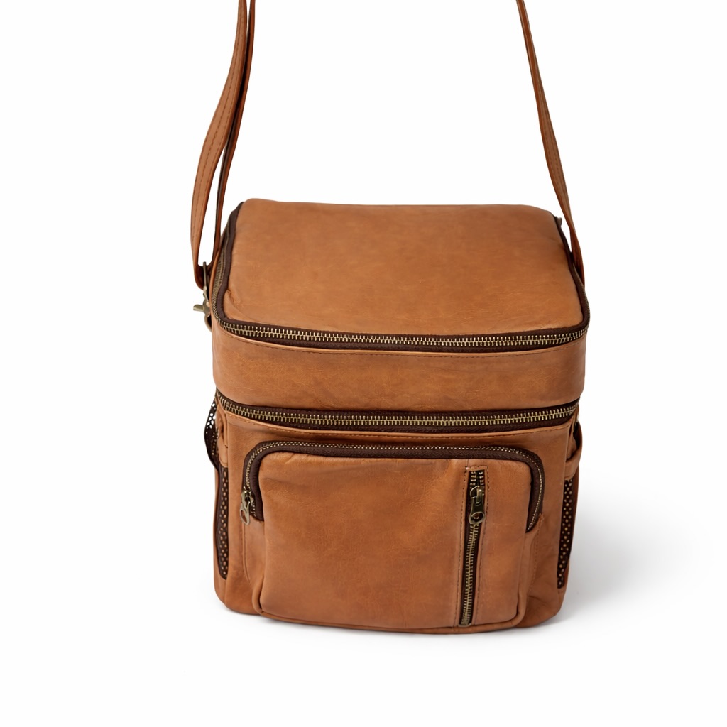 Extra Large Genuine Leather Vanity Bag