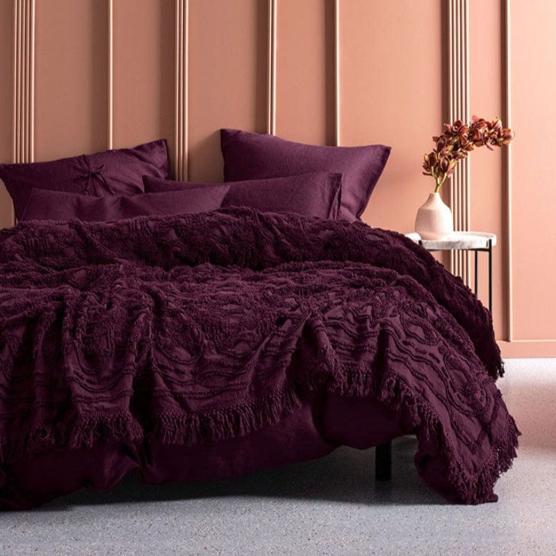 Somers Wine Bed Cover