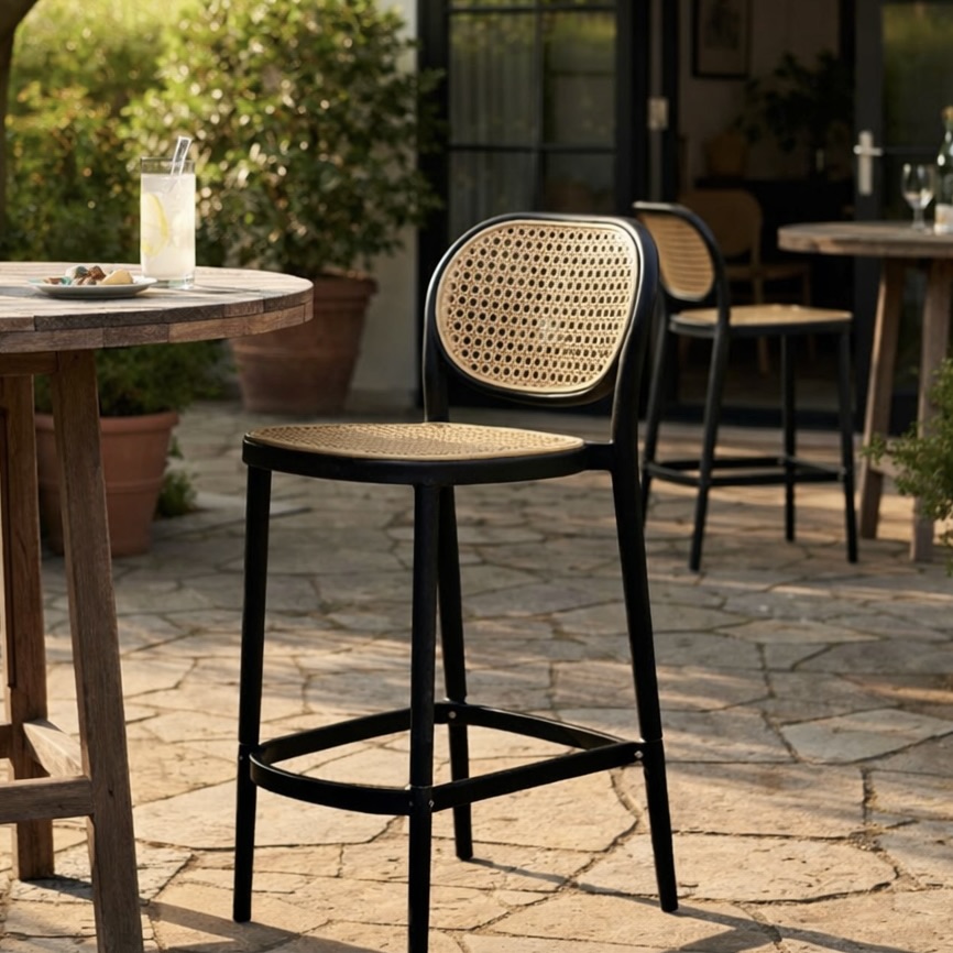Rattan Bar Stool