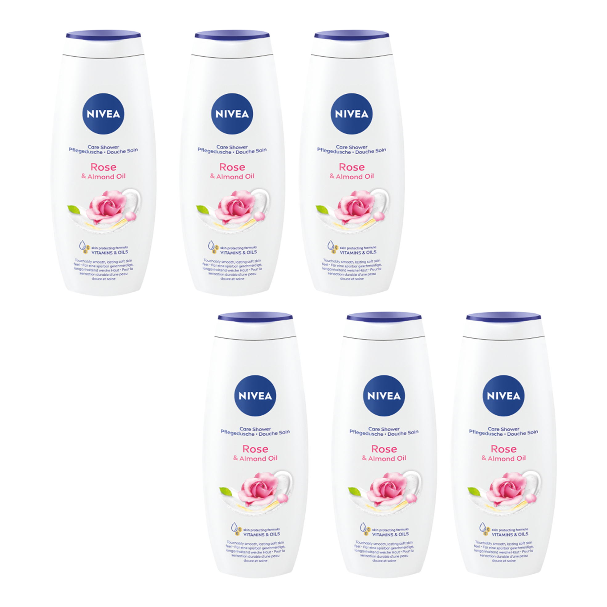 6x 500ml Men's or Ladies Shower Gels