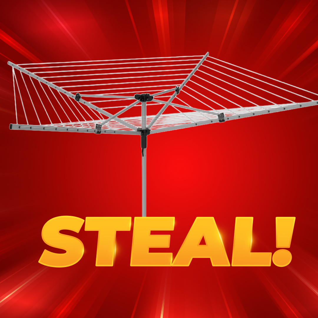 50m 4-Arm Rotary Clothing Foldable Wash Line