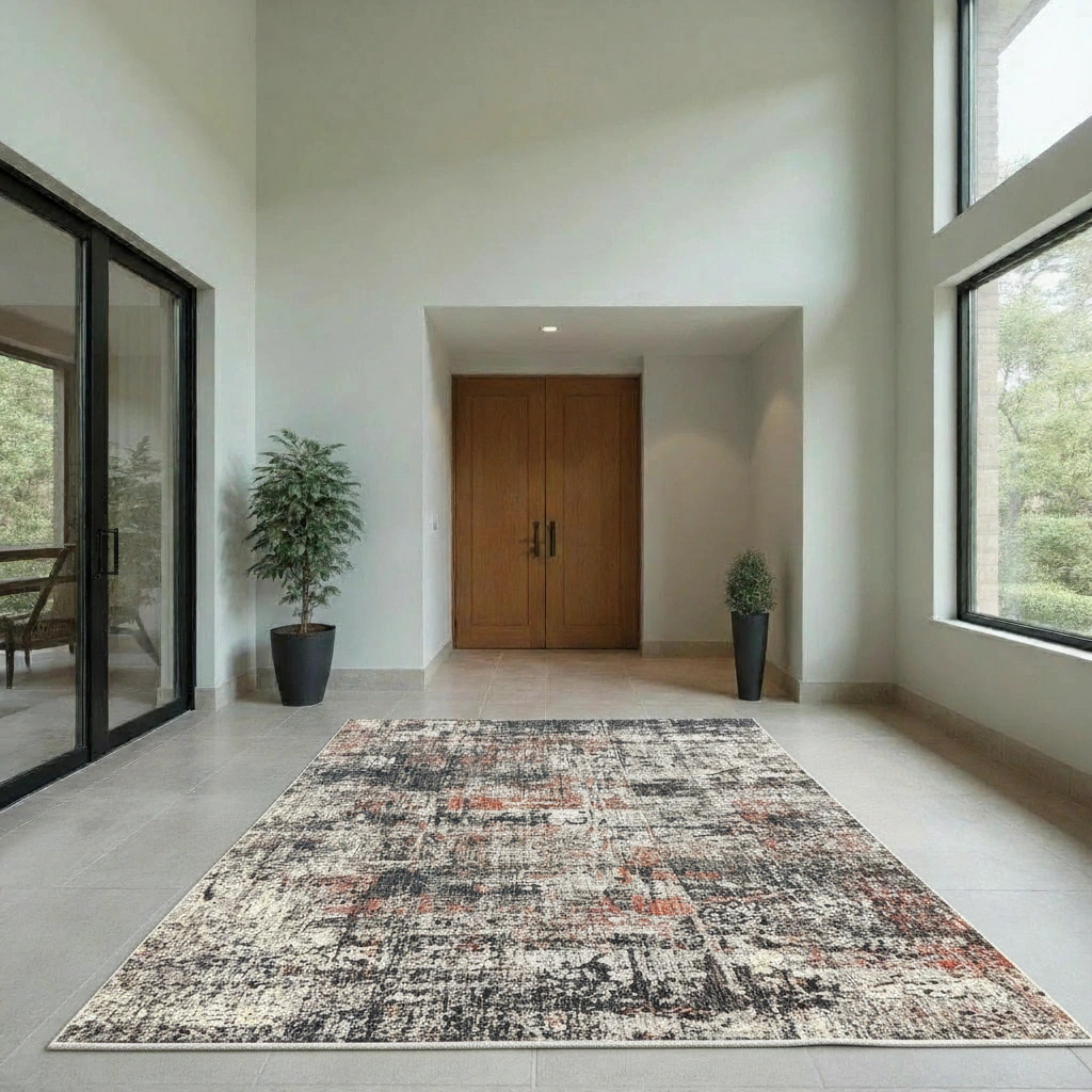 Damask Venus Abstract Rug
