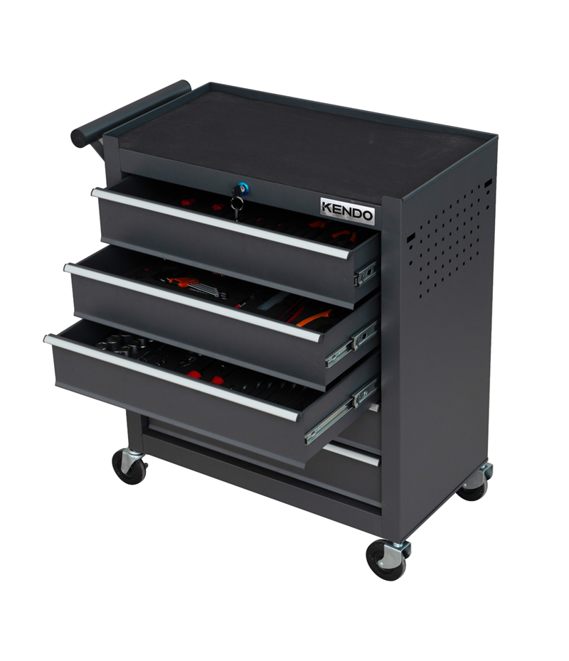 145-Piece 5-Drawer Tool Trolley