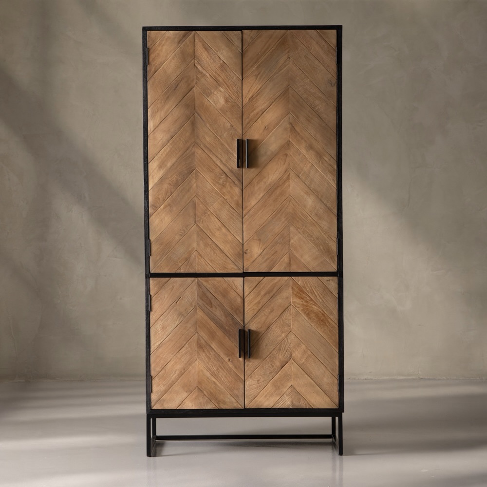 Teak Wood Storage Cabinet