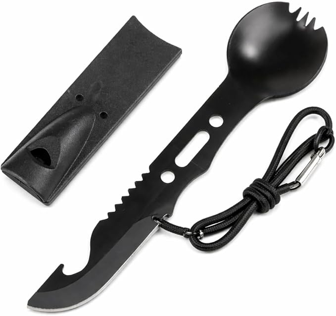 7‑in‑1 Stainless Steel Survival Spork