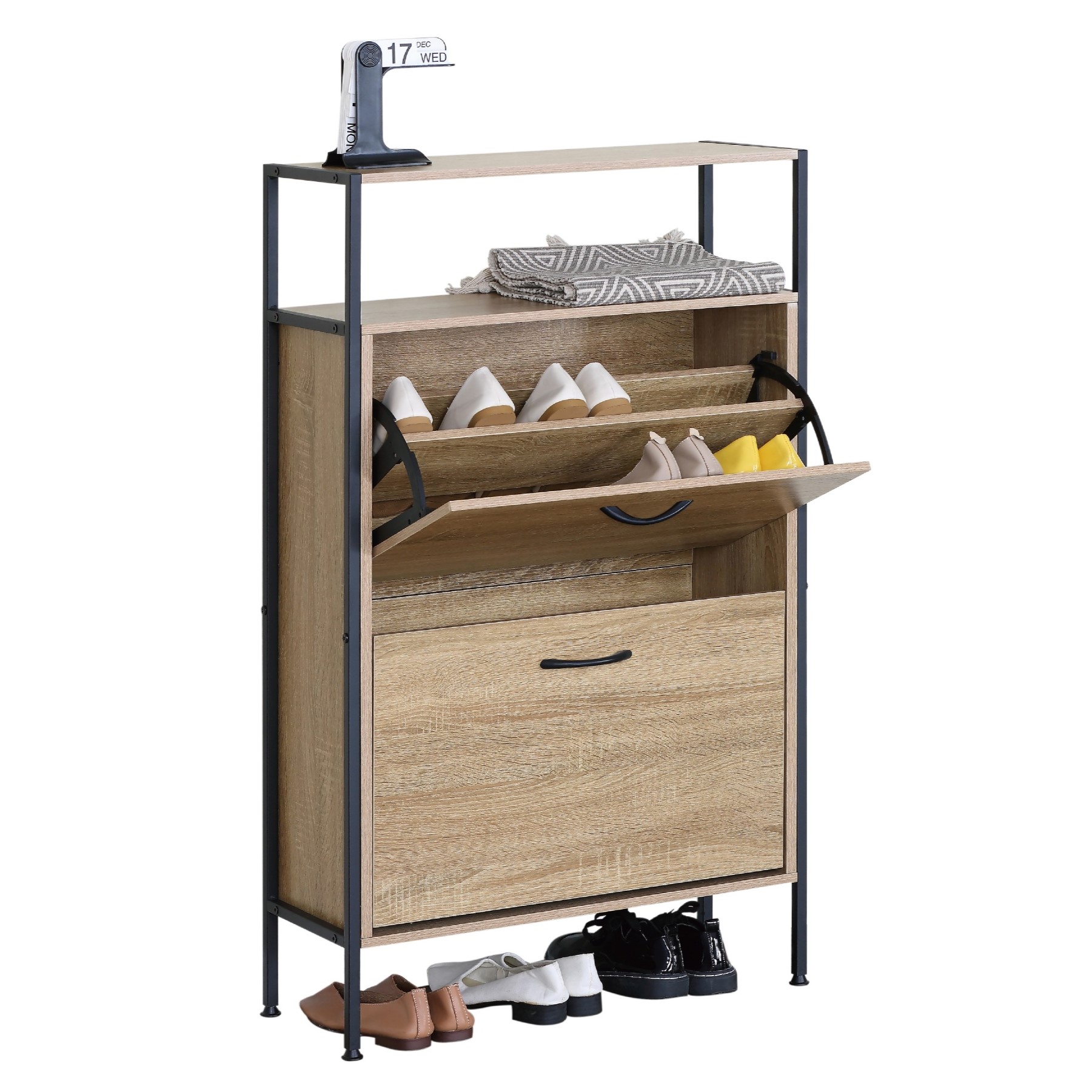 2-Tier Basel Shoe Cabinet