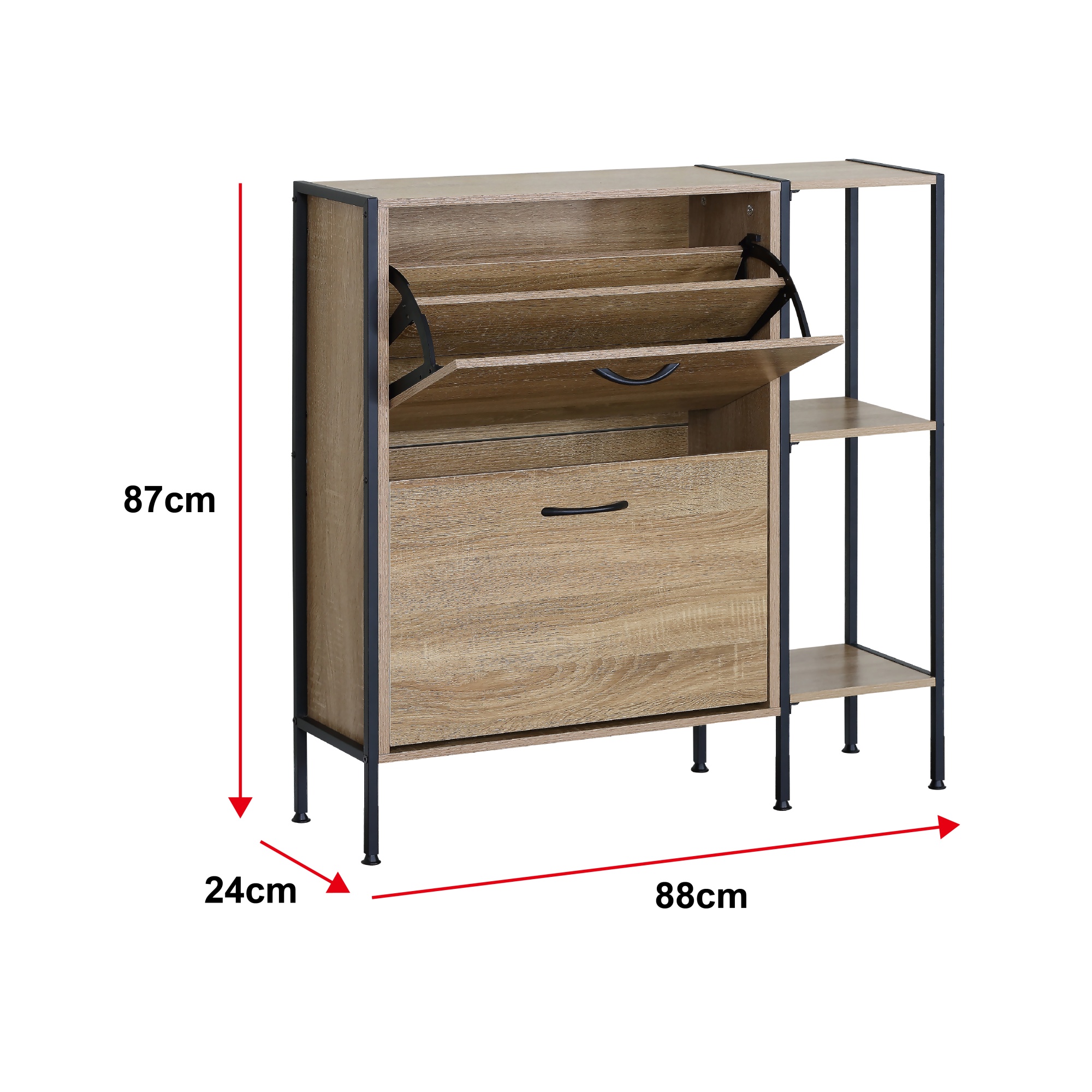 41% off on Home Pro 2-Tier Basel Shoe Cabinet | OneDayOnly