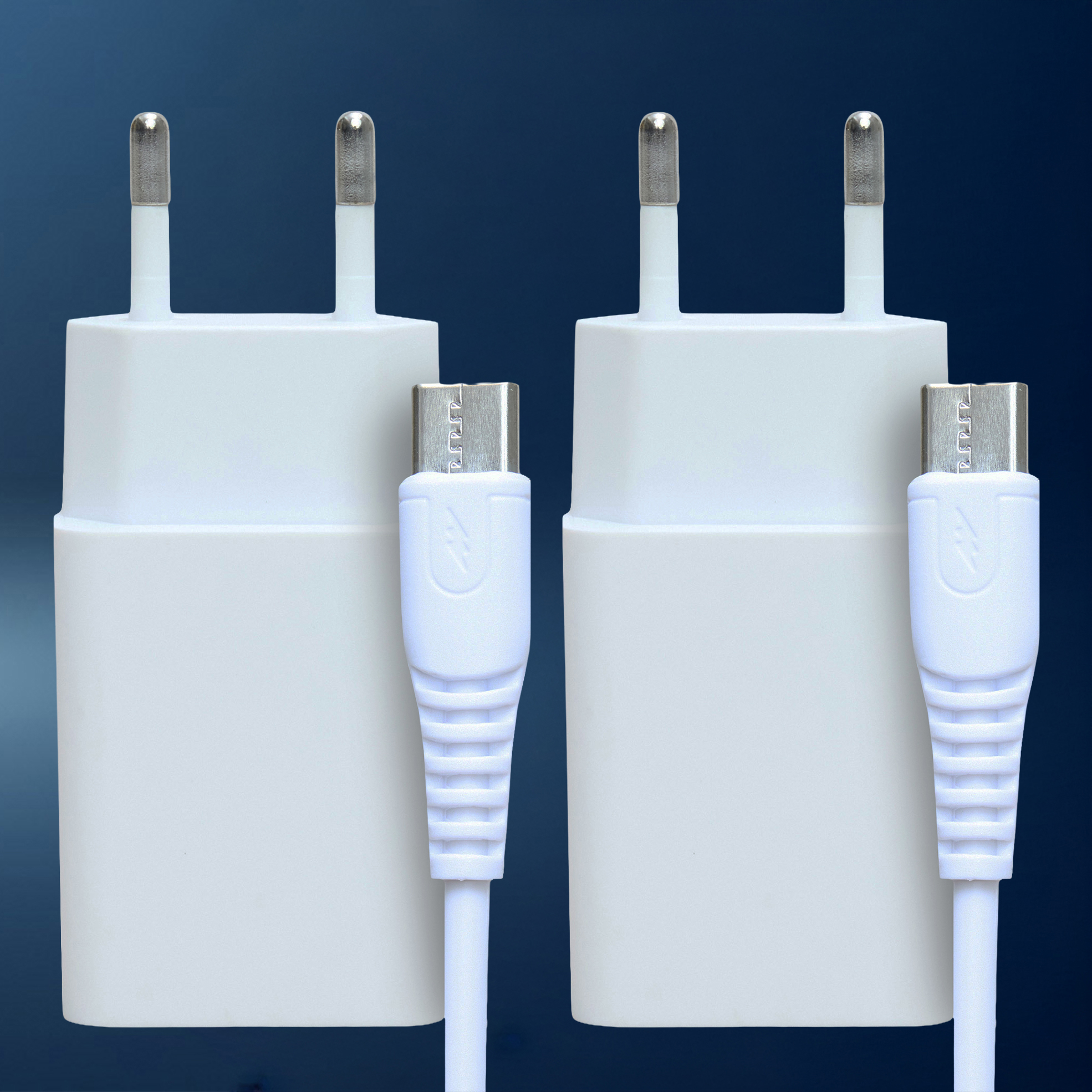 2x 3.5A Charging Blocks and Cables