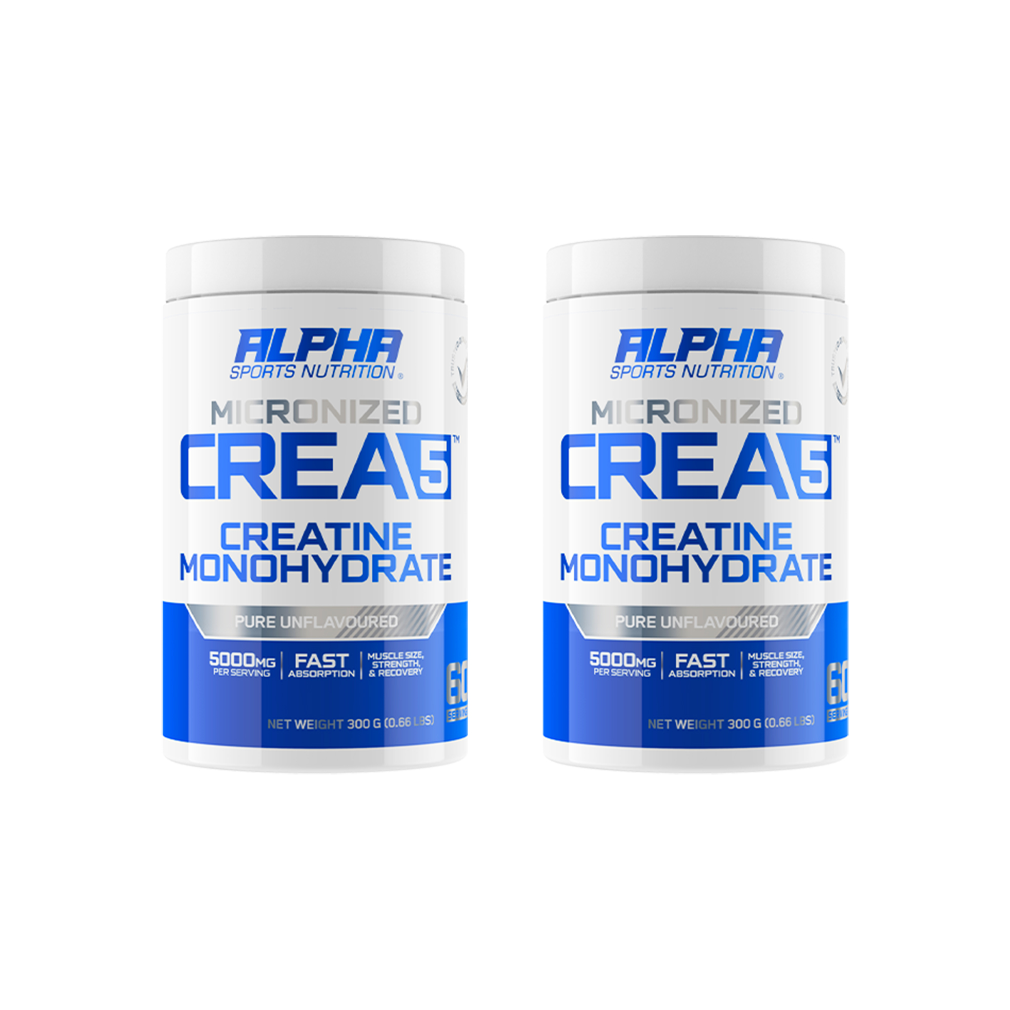 2x 300g CREA5 Creatine Monohydrate