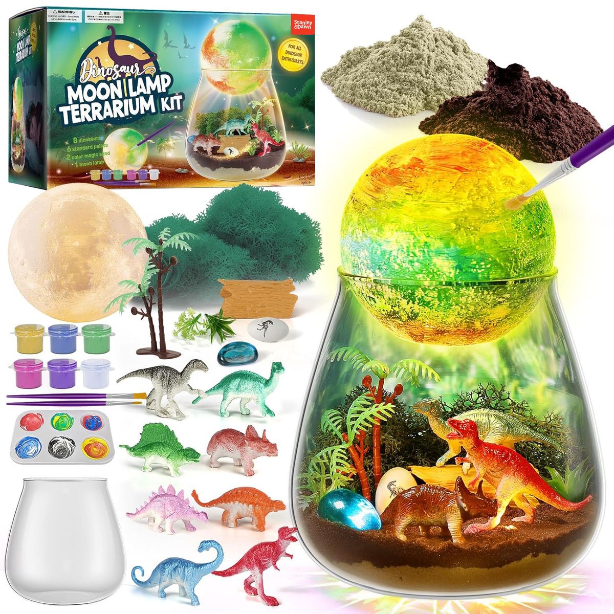 Kids Moon Lamp Terrarium Kit