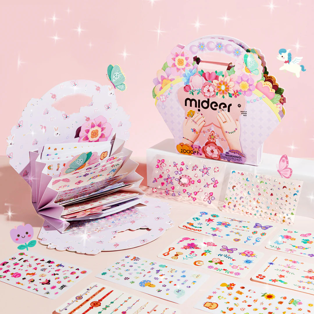 1000-Piece Garden Fairy Beauty Sticker Set