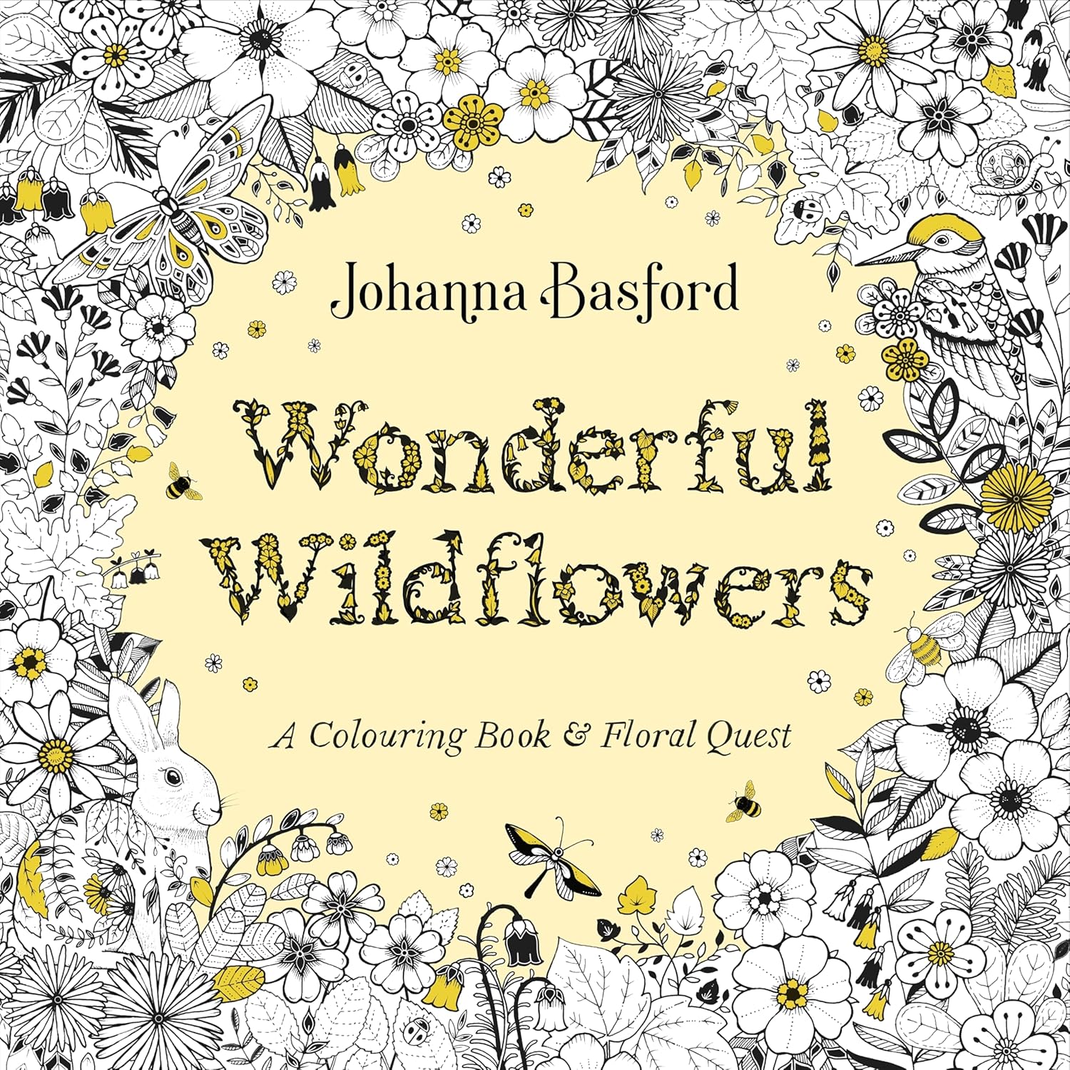 Wonderful Wildflowers: A Colouring Book & Floral Quest (Paperback)