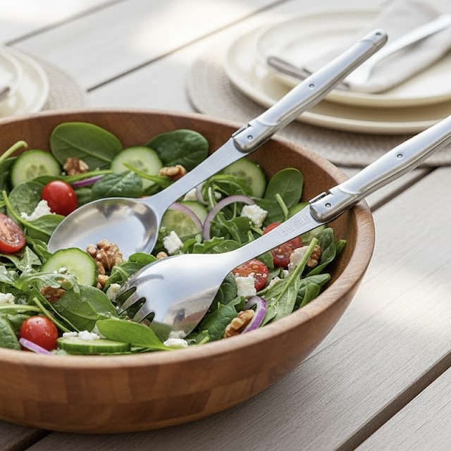 Stainless Steel Salad Server Set