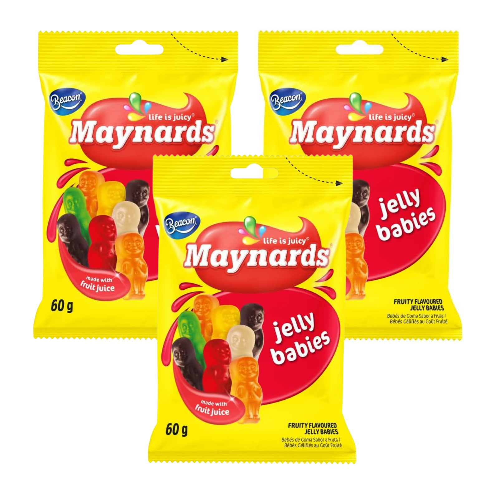 3x 60g Mini Enerjelly Gums