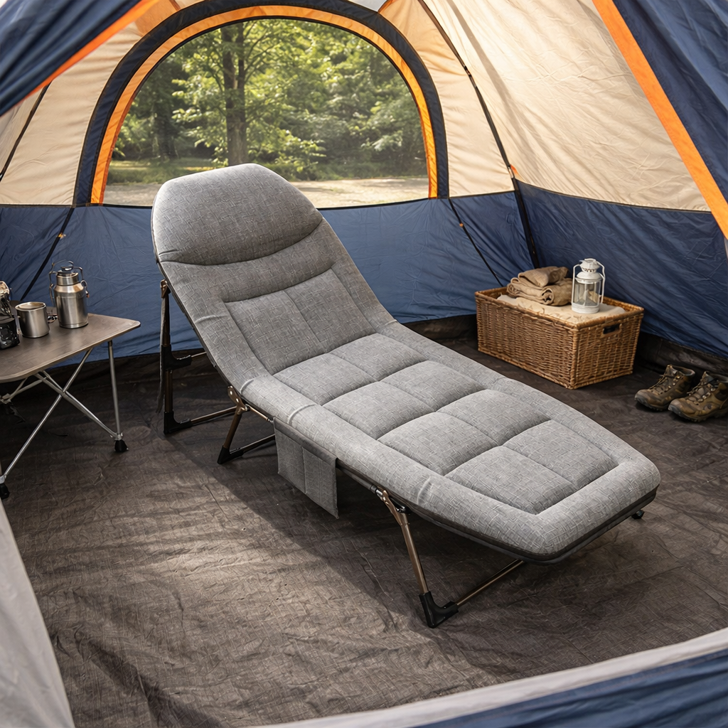 Multi-Functional Camping Bed and Lounge Chair