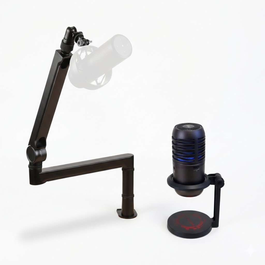 Cast Core Cardioid Microphone and Cast Steady Boom Arm Bundle