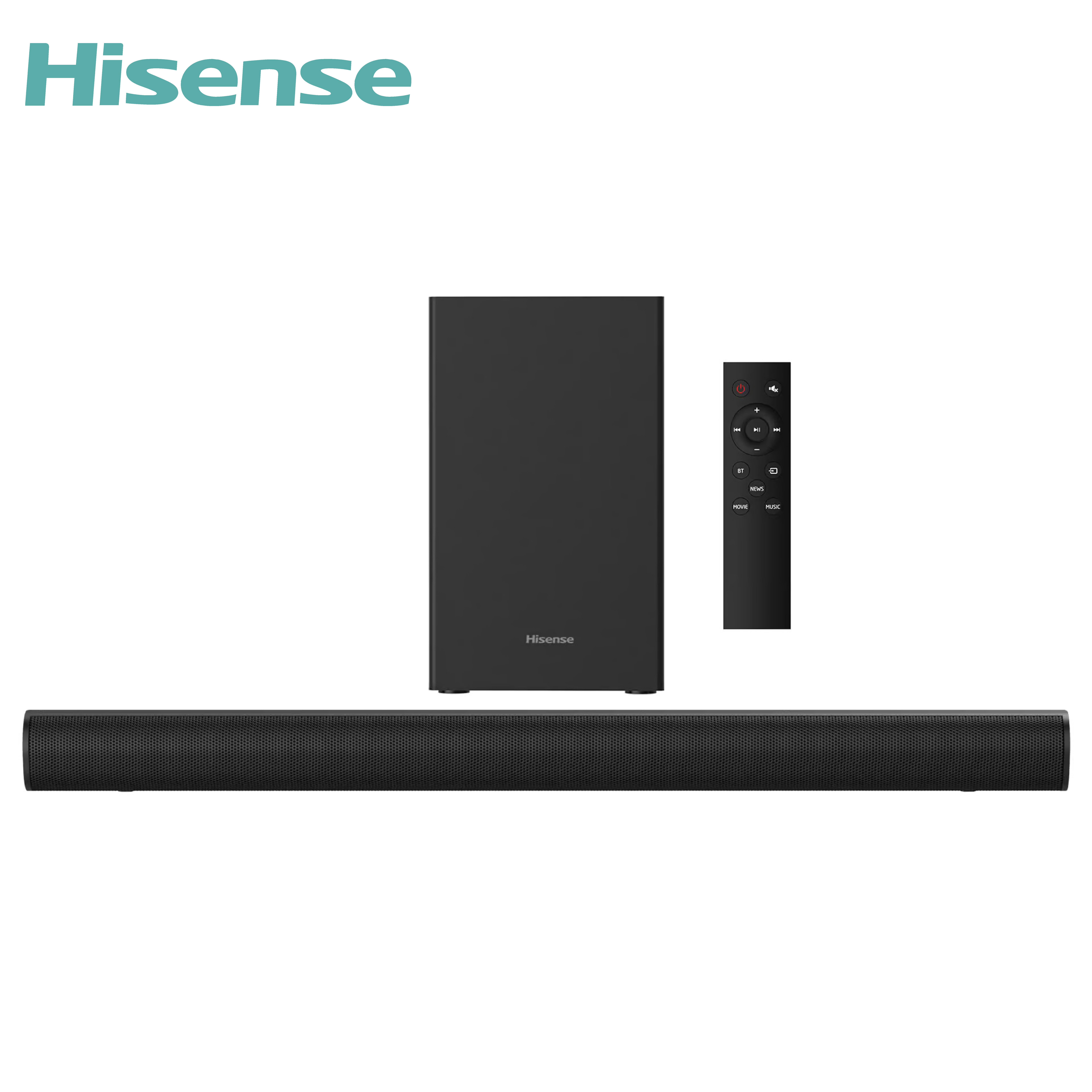 140W 2.1 Channel Bluetooth 5.3 Soundbar with Wireless Subwoofer (Model: HS1800)