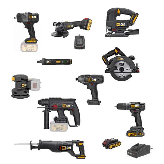 10-Piece Cordless Total Power Tool Bundle