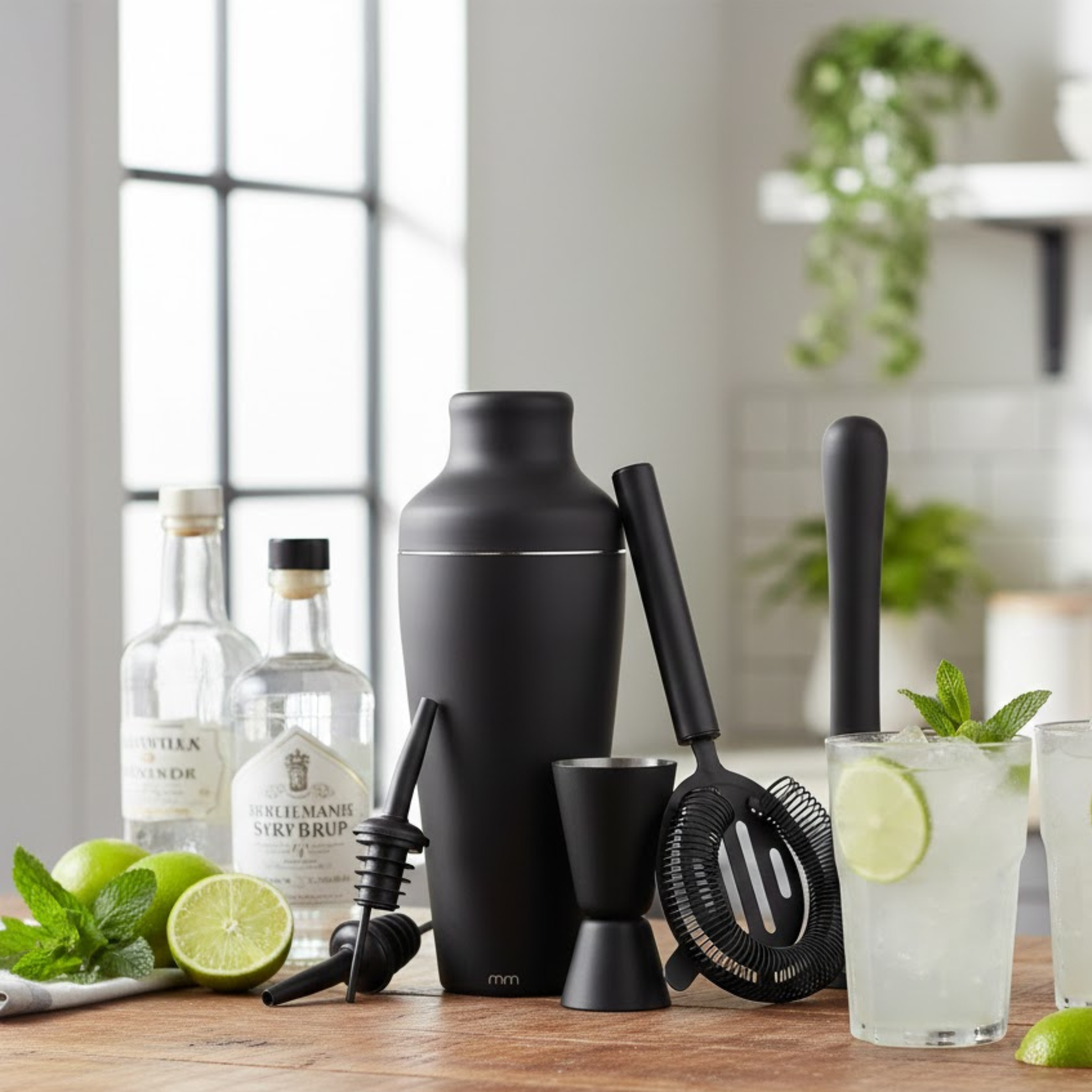 Premium 9-Piece Matte Cocktail Making Set