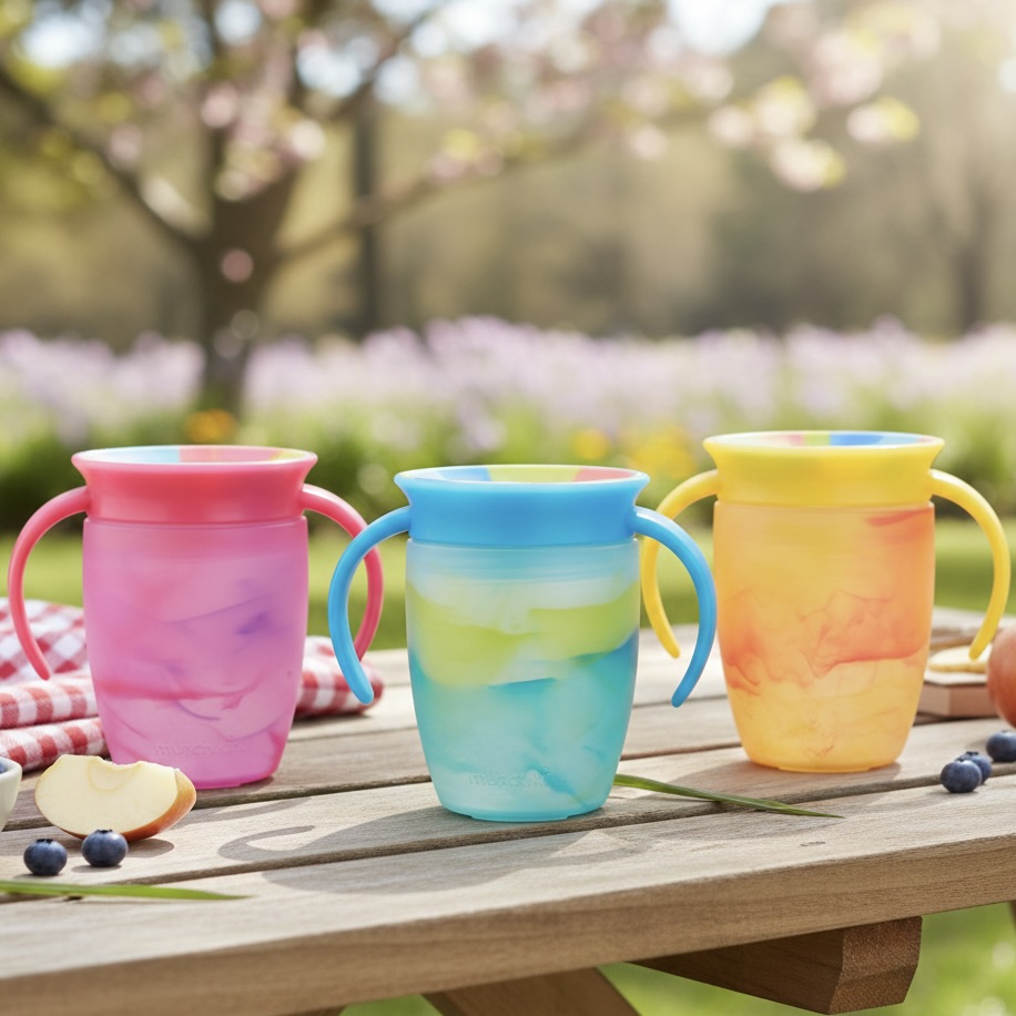 207ml Tropical Swirl Toddler Trainer Cup
