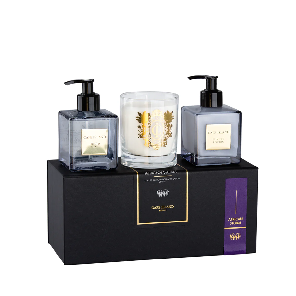 3-Piece Liquid Soap, Luxury Lotion and Candle Gift Set