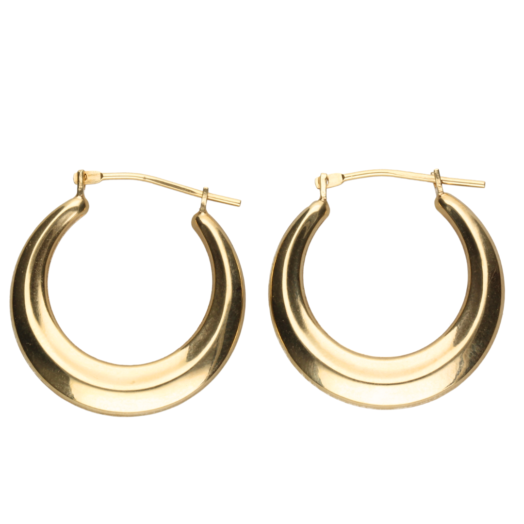 9kt Gold Hoop Earrings