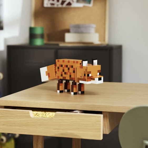 497-Piece Minecraft Fox