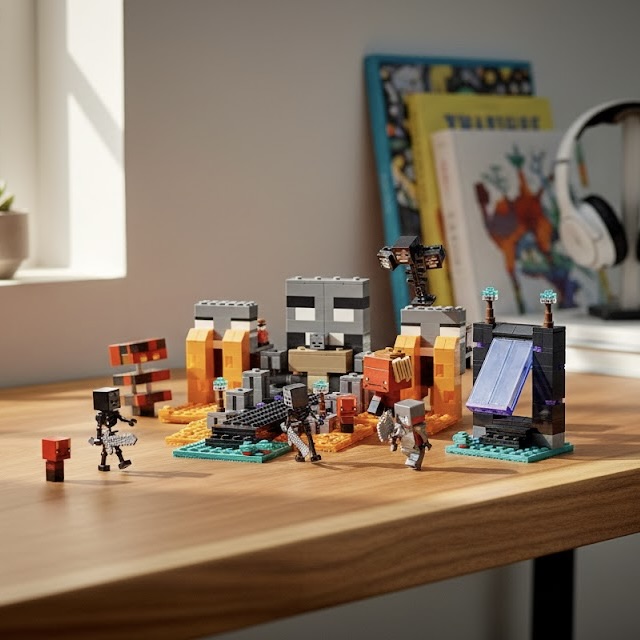 494-Piece Minecraft Wither Battle