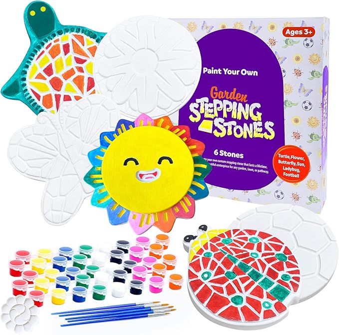 DIY Stepping Stones Paint Kit