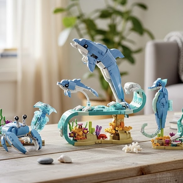 542-Piece 3-in-1 Sea Animals Set