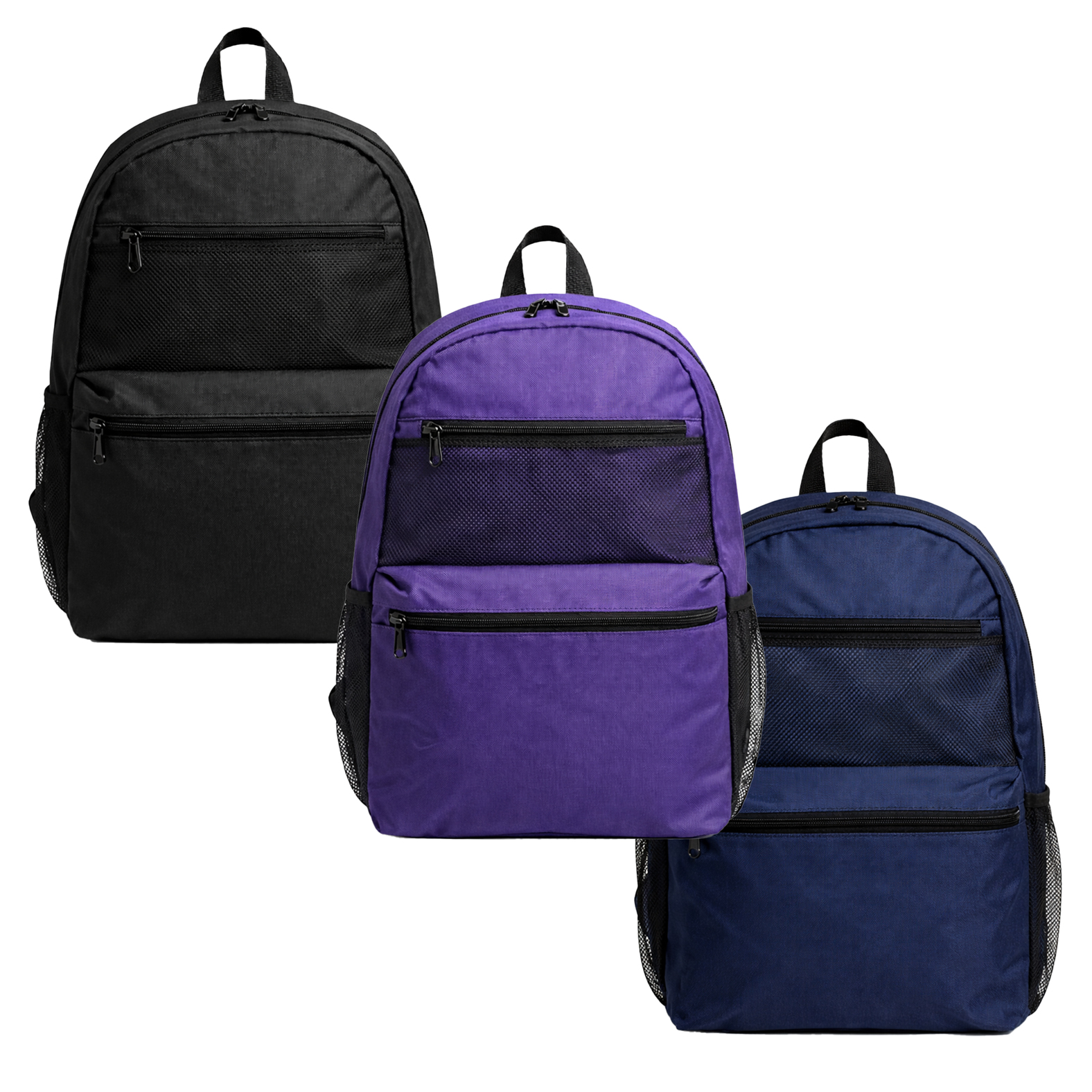 3x Lightweight Premium School Backpack