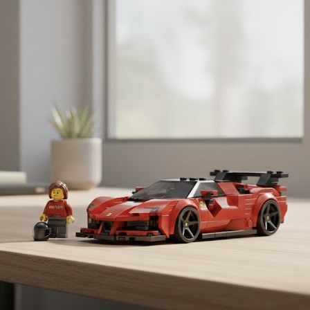 339-Piece Ferrari SF90 XX Stradale Sports Car