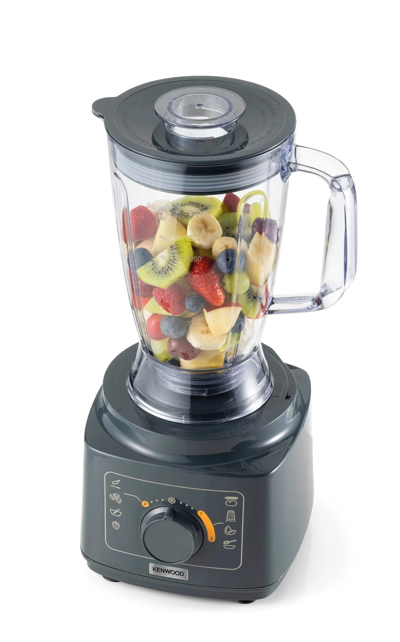 750W Essentials Food Processor with Blender (Model: FDP03.50GY)