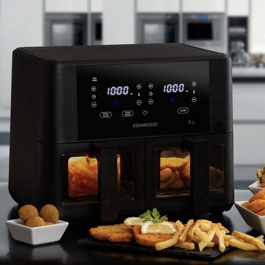 9L Dual Airfryer with Windows (Model: HFG95.000BK)