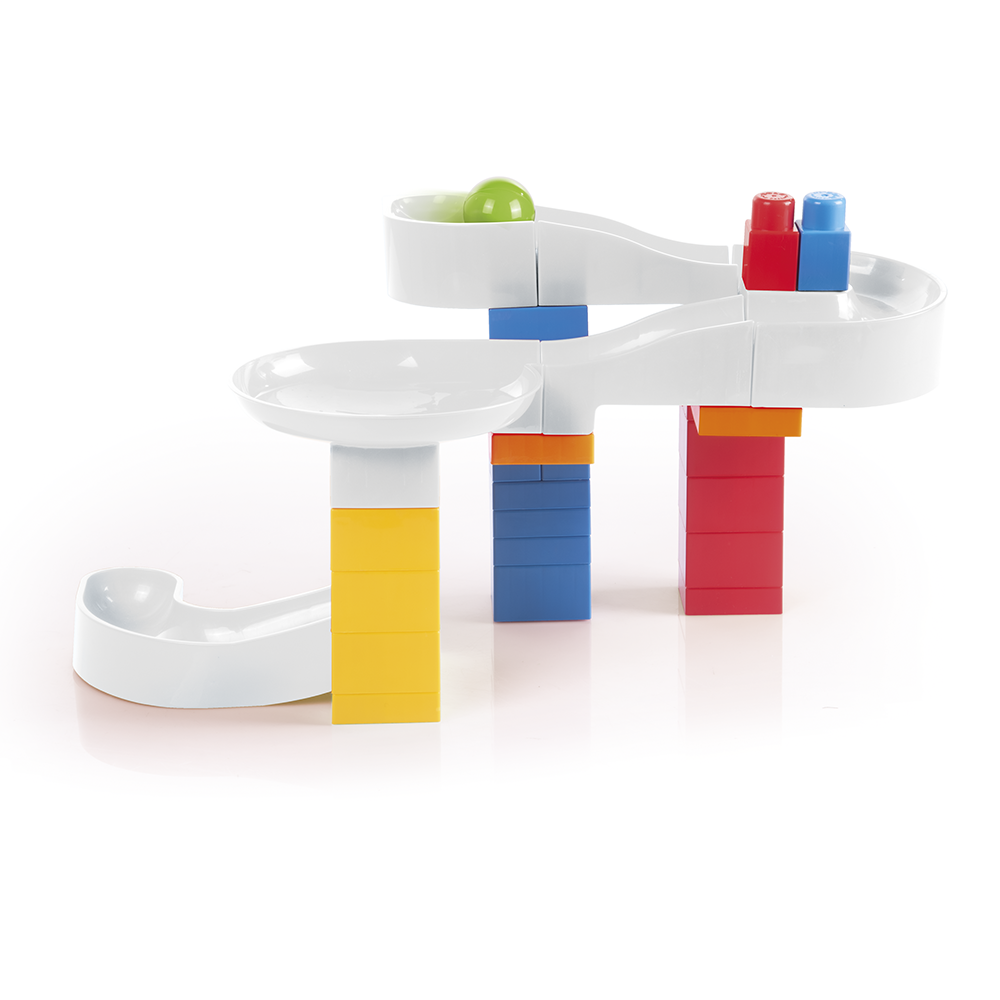 Modular Marble Run Construction Set