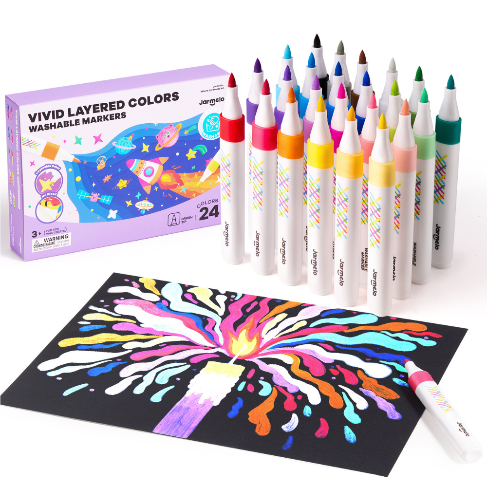 Fine Tip Washable Marker Set