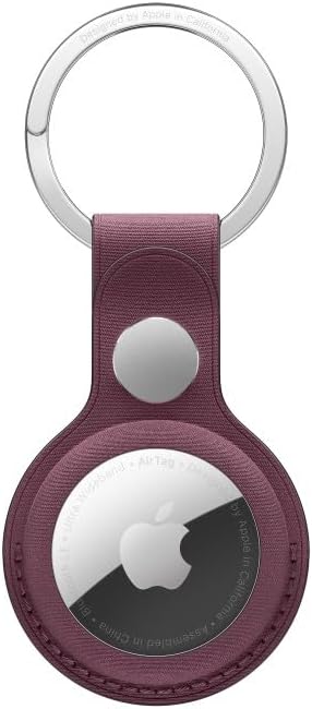 FineWoven Key Ring - Mulberry