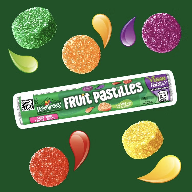 16x 48g Fruit Pastilles Rolls