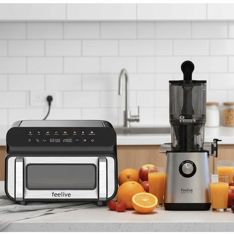 10L Airfryer and Slow Juicer Health Bundle