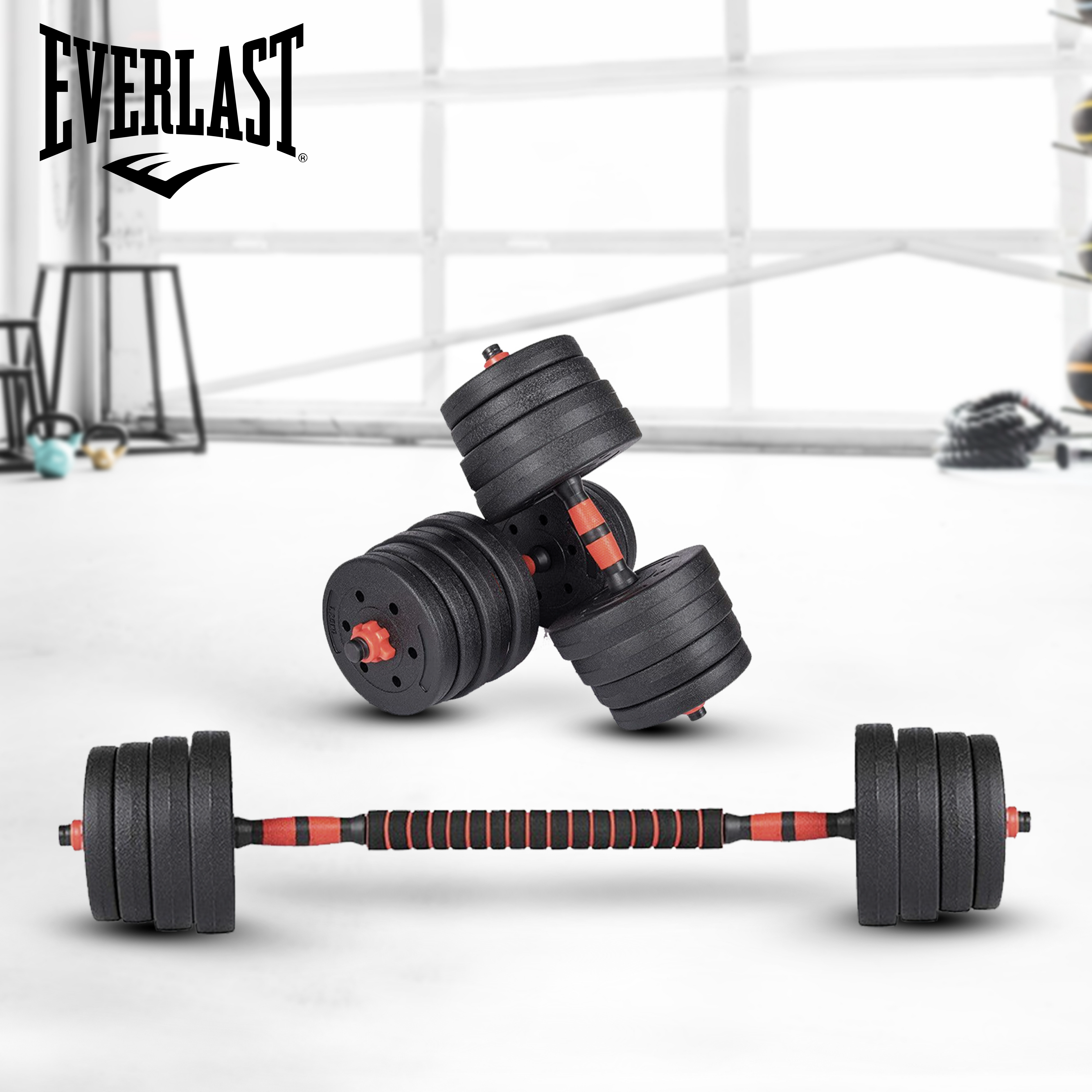 30kg Vinyl Dumbbell Set
