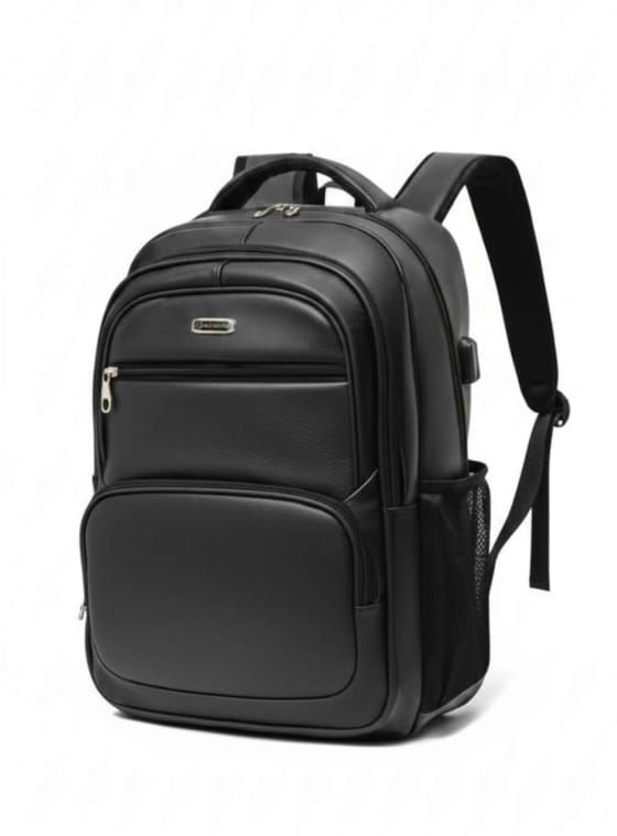 PU Leather Laptop Backpack