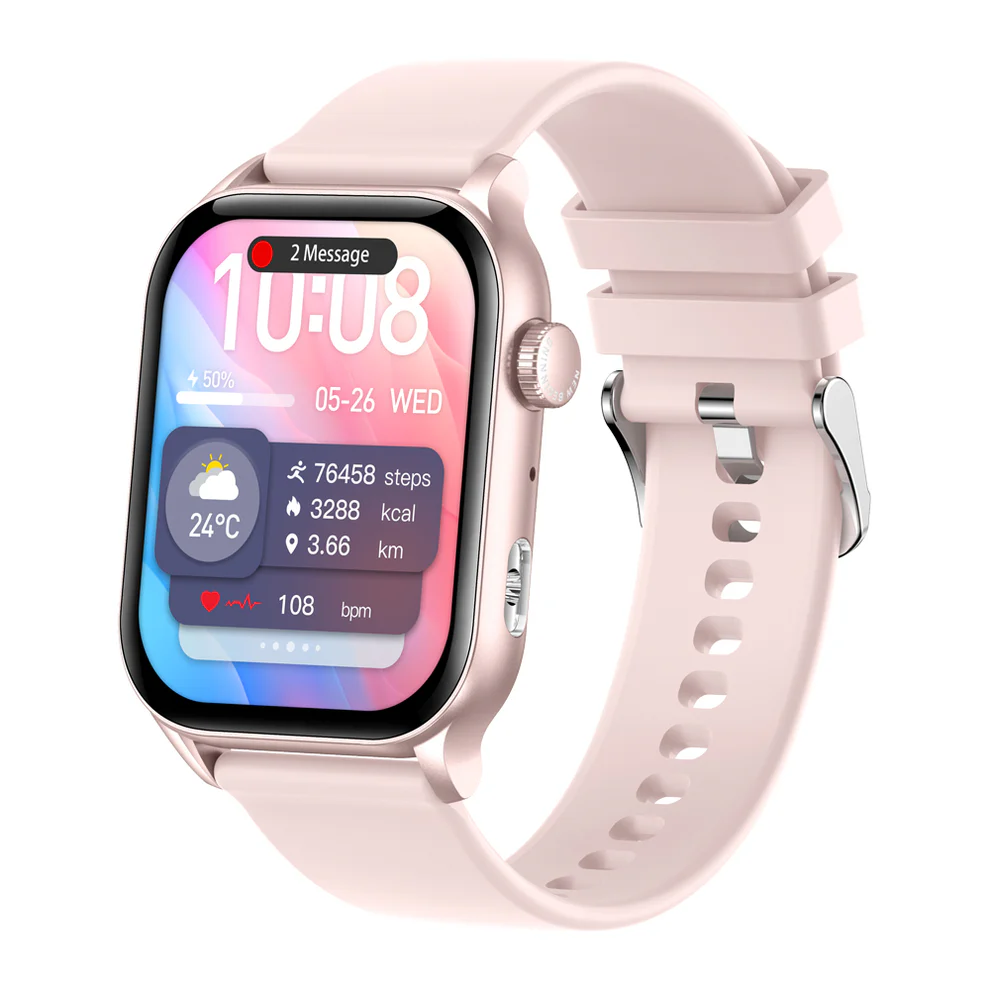 P78 Advanced AMOLED Display Smartwatch with Silicone Strap