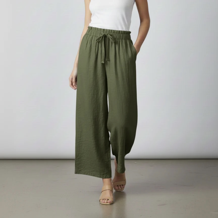 60% off on Zush Ladies Wide Linen Pants | OneDayOnly