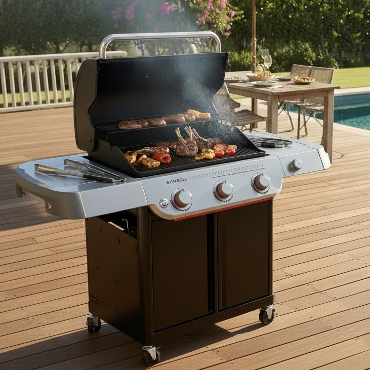 3-Burner Genesis Gas Braai