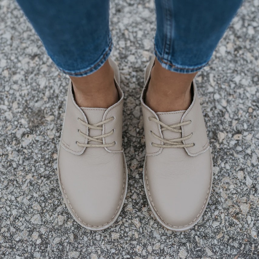 Ladies Oyster Genuine Leather Vellies