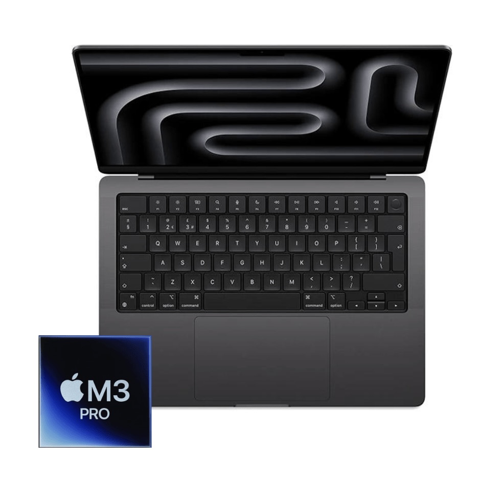 14 Inch M3-Pro MacBook Pro 11-core CPU 14-core GPU 18GB Unified RAM 512GB SSD