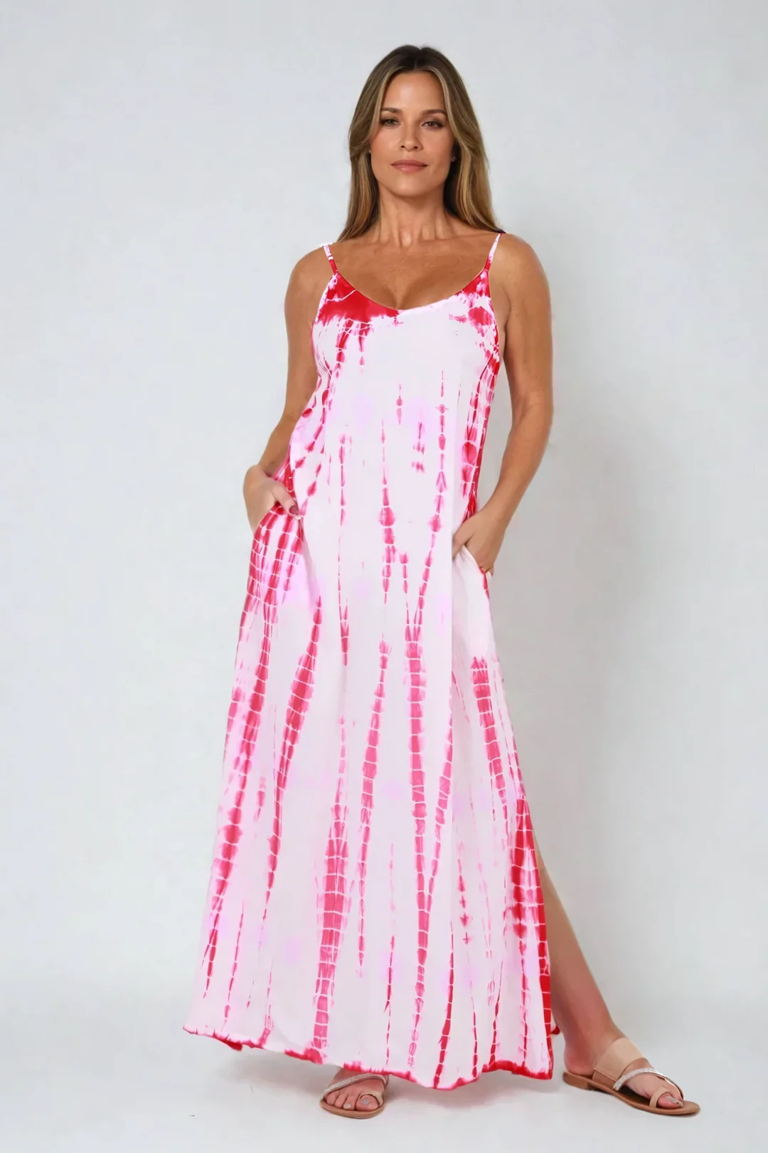 Red Tie Dye - Maxi