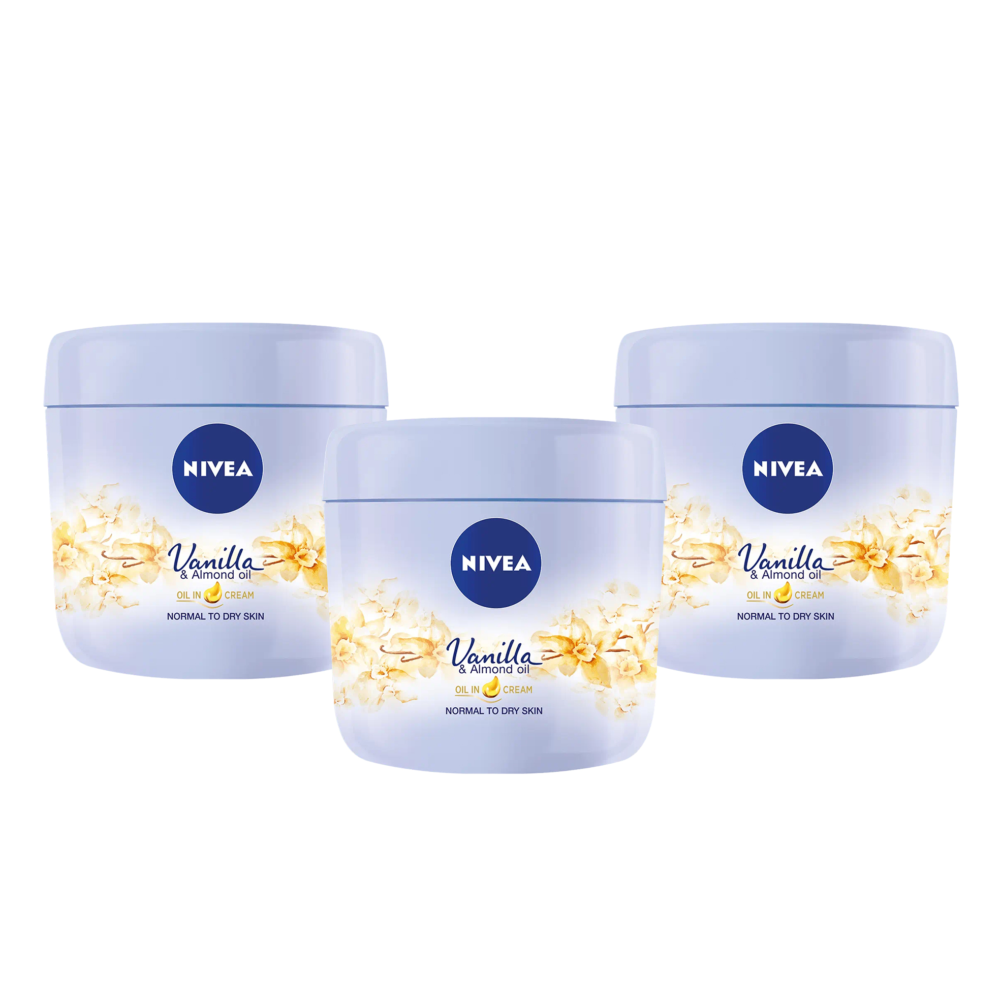 3x Vanilla & Almond Oil - Bundle Contents