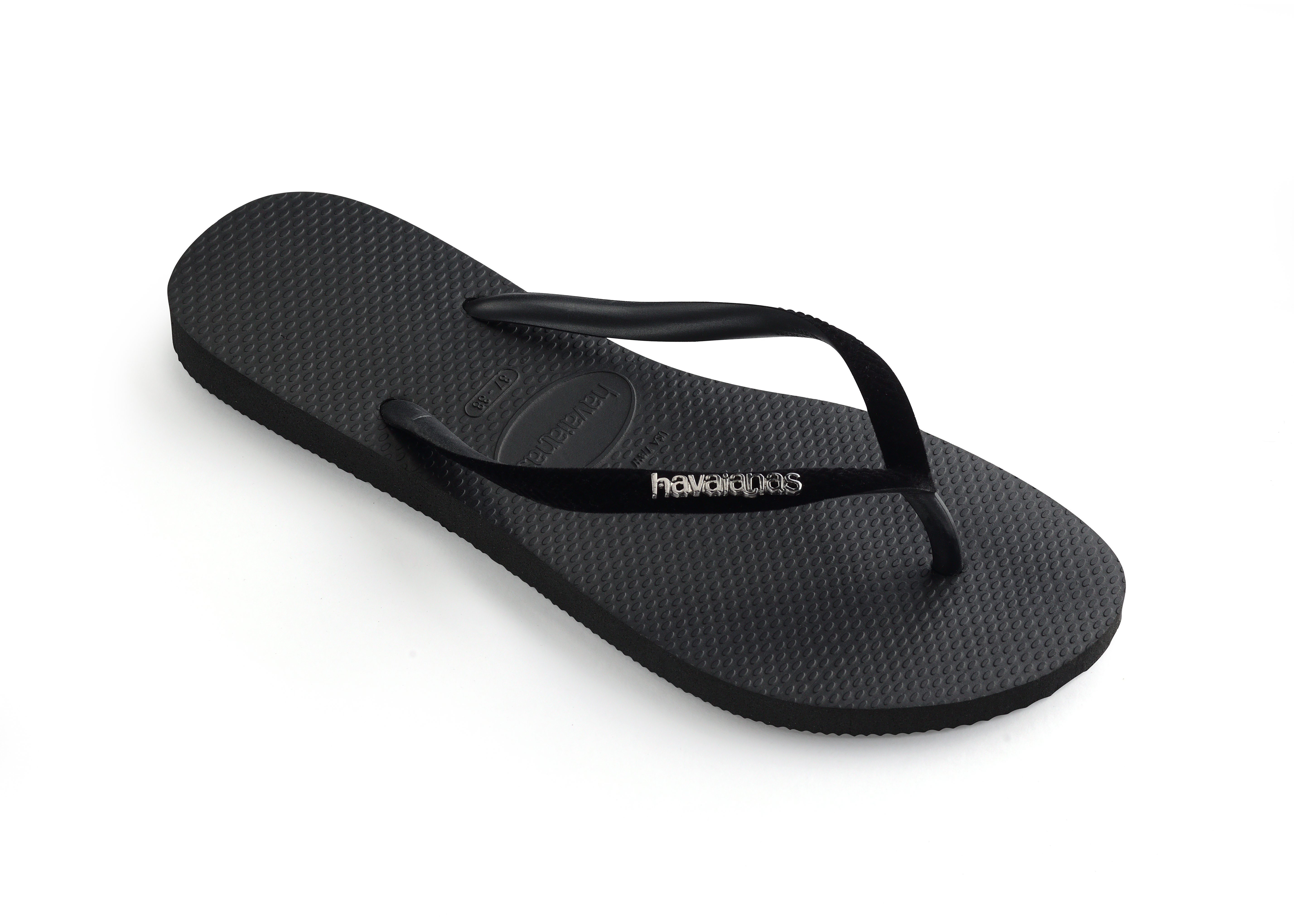 Ladies Slim Velvet Flip Flops